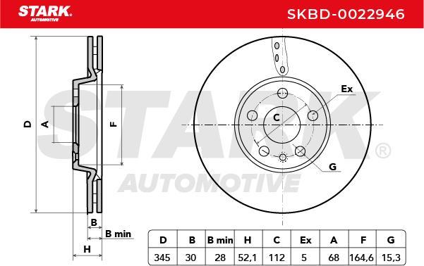 Stark SKBD-0022946 - Disque de frein cwaw.fr