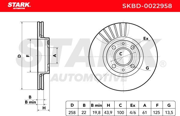 Stark SKBD-0022958 - Disque de frein cwaw.fr