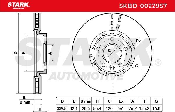 Stark SKBD-0022957 - Disque de frein cwaw.fr