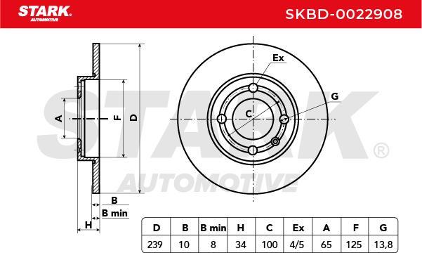 Stark SKBD-0022908 - Disque de frein cwaw.fr