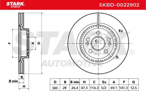 Stark SKBD-0022902 - Disque de frein cwaw.fr