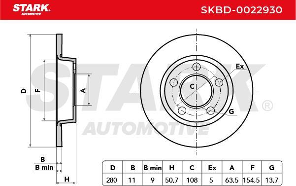 Stark SKBD-0022930 - Disque de frein cwaw.fr