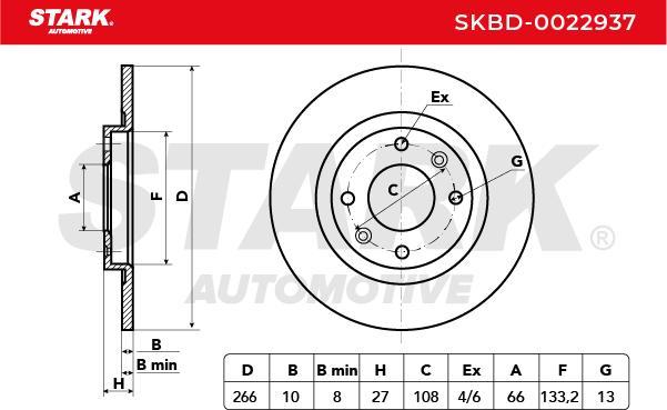 Stark SKBD-0022937 - Disque de frein cwaw.fr