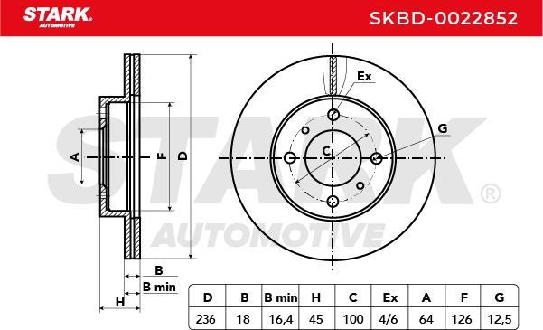 Stark SKBD-0022852 - Disque de frein cwaw.fr