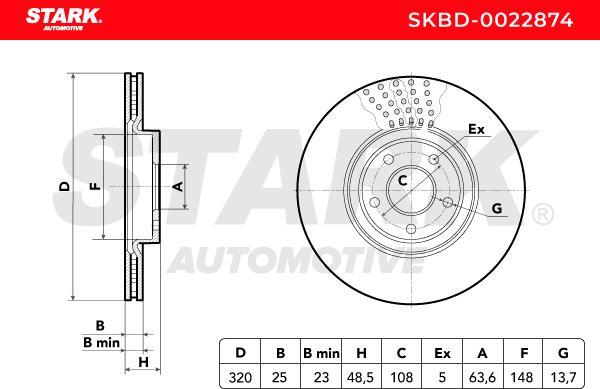 Stark SKBD-0022874 - Disque de frein cwaw.fr