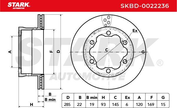 Stark SKBD-0022236 - Disque de frein cwaw.fr