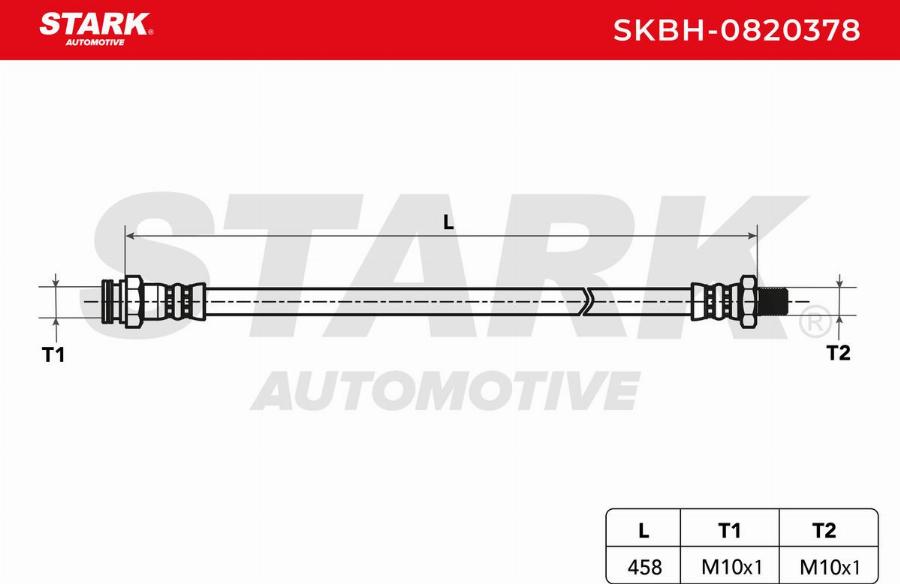 Stark SKBH-0820378 - Flexible de frein cwaw.fr