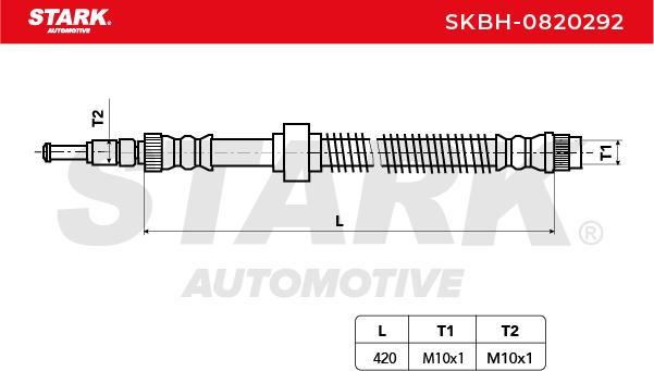 Stark SKBH-0820292 - Flexible de frein cwaw.fr