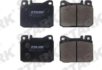 Stark SKBP-0010445 - Kit de plaquettes de frein, frein à disque cwaw.fr