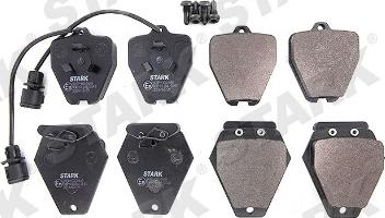 Stark SKBP-0010448 - Kit de plaquettes de frein, frein à disque cwaw.fr