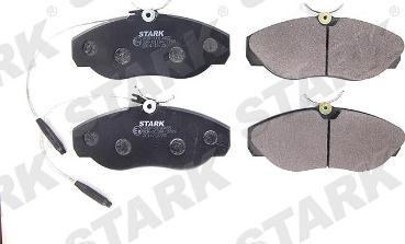 Stark SKBP-0010455 - Kit de plaquettes de frein, frein à disque cwaw.fr