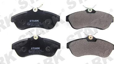 Stark SKBP-0010406 - Kit de plaquettes de frein, frein à disque cwaw.fr