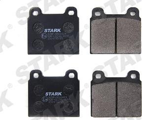 Stark SKBP-0010419 - Kit de plaquettes de frein, frein à disque cwaw.fr