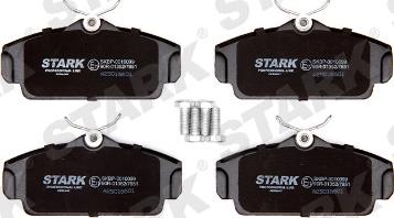 Stark SKBP-0010099 - Kit de plaquettes de frein, frein à disque cwaw.fr