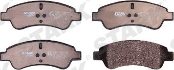 Stark SKBP-0010048 - Kit de plaquettes de frein, frein à disque cwaw.fr