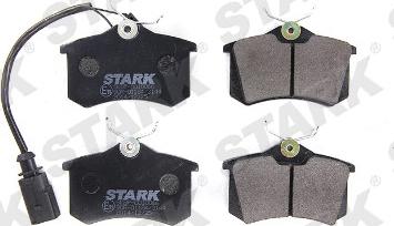 Stark SKBP-0010066 - Kit de plaquettes de frein, frein à disque cwaw.fr