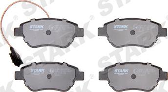 Stark SKBP-0010036 - Kit de plaquettes de frein, frein à disque cwaw.fr