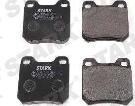 Stark SKBP-0010037 - Kit de plaquettes de frein, frein à disque cwaw.fr