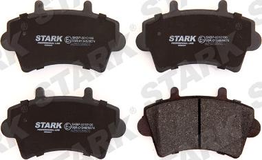 Stark SKBP-0010196 - Kit de plaquettes de frein, frein à disque cwaw.fr