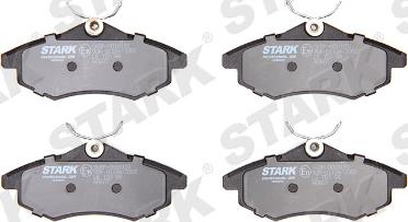 Stark SKBP-0010151 - Kit de plaquettes de frein, frein à disque cwaw.fr