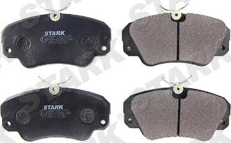 Stark SKBP-0010153 - Kit de plaquettes de frein, frein à disque cwaw.fr