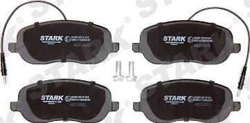 Stark SKBP-0010104 - Kit de plaquettes de frein, frein à disque cwaw.fr