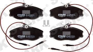 Stark SKBP-0010115 - Kit de plaquettes de frein, frein à disque cwaw.fr