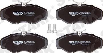 Stark SKBP-0010110 - Kit de plaquettes de frein, frein à disque cwaw.fr