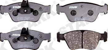 Stark SKBP-0010118 - Kit de plaquettes de frein, frein à disque cwaw.fr