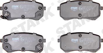 Stark SKBP-0010113 - Kit de plaquettes de frein, frein à disque cwaw.fr