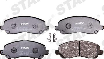 Stark SKBP-0010112 - Kit de plaquettes de frein, frein à disque cwaw.fr