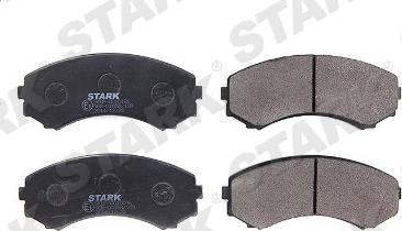 Stark SKBP-0010186 - Kit de plaquettes de frein, frein à disque cwaw.fr