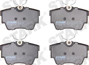 Stark SKBP-0010124 - Kit de plaquettes de frein, frein à disque cwaw.fr