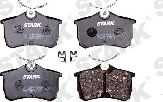 Stark SKBP-0010174 - Kit de plaquettes de frein, frein à disque cwaw.fr