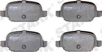 Stark SKBP-0010316 - Kit de plaquettes de frein, frein à disque cwaw.fr