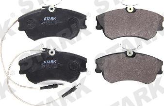 Stark SKBP-0010380 - Kit de plaquettes de frein, frein à disque cwaw.fr