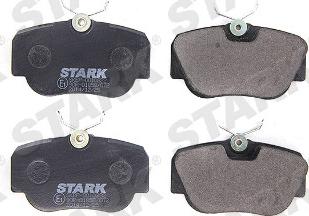 Stark SKBP-0010332 - Kit de plaquettes de frein, frein à disque cwaw.fr