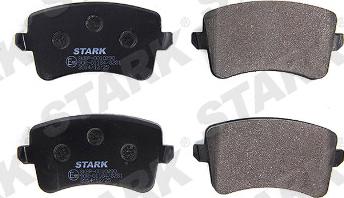 Stark SKBP-0010290 - Kit de plaquettes de frein, frein à disque cwaw.fr