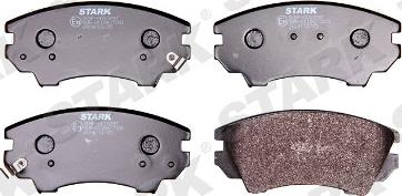 Stark SKBP-0010297 - Kit de plaquettes de frein, frein à disque cwaw.fr