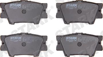 Stark SKBP-0010270 - Kit de plaquettes de frein, frein à disque cwaw.fr