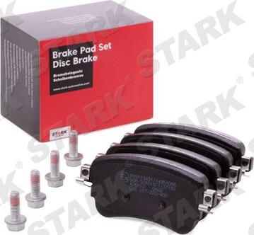 Stark SKBP-0011922 - Kit de plaquettes de frein, frein à disque cwaw.fr