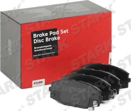 Stark SKBP-0011467 - Kit de plaquettes de frein, frein à disque cwaw.fr