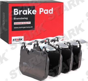 Stark SKBP-0011422 - Kit de plaquettes de frein, frein à disque cwaw.fr