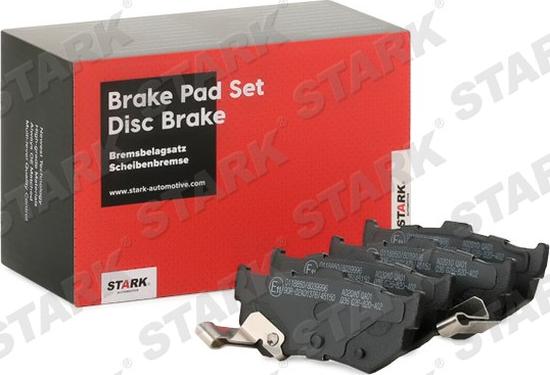 Stark SKBP-0011525 - Kit de plaquettes de frein, frein à disque cwaw.fr