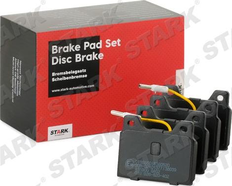 Stark SKBP-0011654 - Kit de plaquettes de frein, frein à disque cwaw.fr