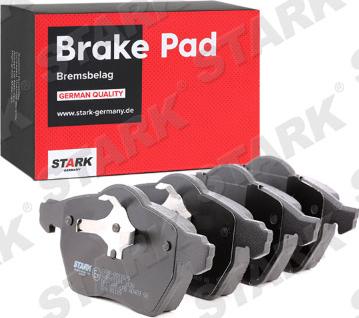 Stark SKBP-0011629 - Kit de plaquettes de frein, frein à disque cwaw.fr