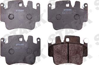 Stark SKBP-0011059 - Kit de plaquettes de frein, frein à disque cwaw.fr