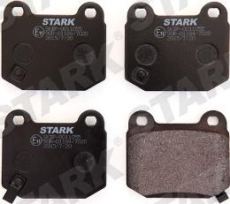 Stark SKBP-0011055 - Kit de plaquettes de frein, frein à disque cwaw.fr