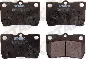 Stark SKBP-0011057 - Kit de plaquettes de frein, frein à disque cwaw.fr