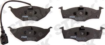 Stark SKBP-0011086 - Kit de plaquettes de frein, frein à disque cwaw.fr